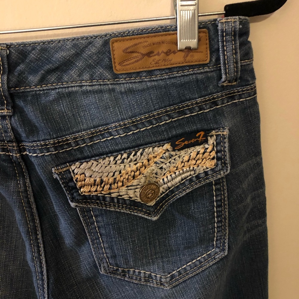 Seven7 slim boot cut jeans sz 10 - Picture 5 of 5